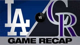 Dodgers score 5 in 9th to push past Rockies | Dodgers-Rockies Game Highlights 7/31/19