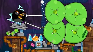 Angry Birds - Short Fuse Levels Walkthrough Blast Bubble Piggies vs Thunder Birds!