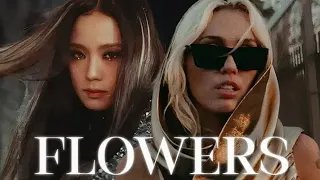 JISOO & Miley Cyrus - Flowers (Mashup), Flower & Flowers - JISOO & Miley Cyrus (Mashup)