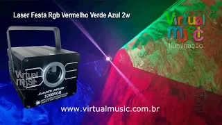 Laser Festa Colorido Rgb Dmx Vermelho Verde Azul 2w Iluminacao Para Dj 4k 60fps