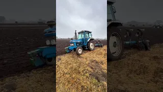 FORD 7610 Tractor ploughing at the North Notts Match