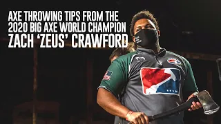 Axe Throwing Tips with the 2020 Big Axe World Champion, Zach Crawford