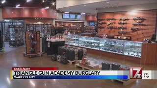 ATF issues warning after break-in at Raleigh gun shop