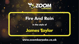 James Taylor - Fire And Rain - Karaoke Version from Zoom Karaoke