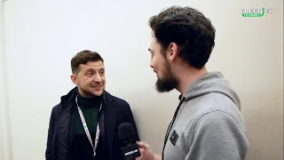 Зеленский в Одессе - Встреча в коридоре:)