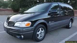 Minivan Video 2003 Pontiac Montana Van Trans Sport Review Interior