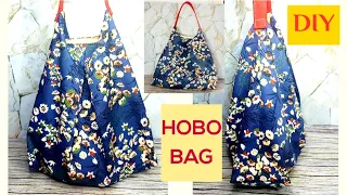 DIY NEWEST DESIGN HOBO BAG | Complete tutorial sewing bag from home @DiyideaswithYana