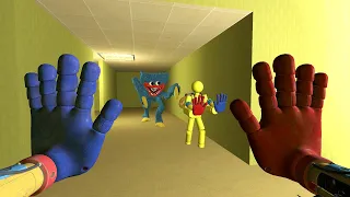 All Poppy Playtime Chapter 3 Monsters Chase with Grabpack in Liminal Hotel  Garry's Mod pt 4