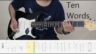 Ten Words - Joe Satriani - Guitar Tutorial TAB