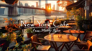 New York Coffee Shop Ambience ☕ Relaxing Bossa Nova Jazz For Good Mood, Work, Study