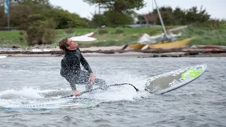 Windsurfing with friends