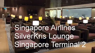 Singapore Airlines Business Class Silver Kris Lounge Terminal 2 - 4K video