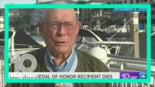 Last remaining WWII Medal of Honor recipient dies at 98