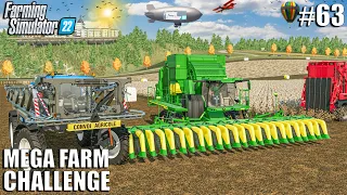 BIG COTTON Harvest & SPRAYING CROPS w/ 36m SPRAYER | MEGA FARM Ep.63 | Farming Simulator 22
