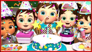 Happy Birthday Song + More | 🍌 Banana Cartoon 3D Nursery Rhymes Baby & Kids Songs 🍌