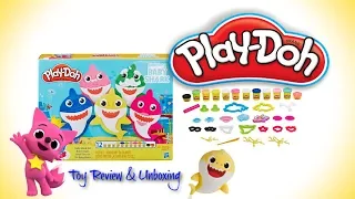 Baby Shark Playdoh Set Puppet Toy Review & Unboxing