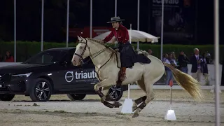 World championship of working equitation- speed test- Nicole e Inca