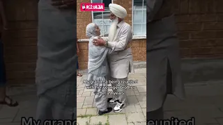 An extremely emotional video going #viral viral. An old women is meeting her brother after 2 years!
