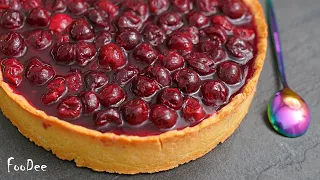 It's just an explosion of FLAVORS❗ The most DELICIOUS PIE with cherries and custard