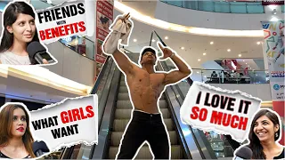 when a Bodybuilder Enters shirtless in Mall Girls reaction Part 2 | Vicky Kanojia