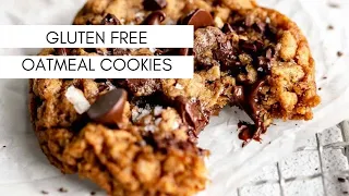 GLUTEN FREE Oatmeal Chocolate Chip Cookies
