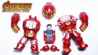 Lego Iron Man Hulkbuster | Avengers Infinity War Movie Scene