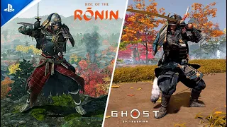 Rise of the Ronin vs Ghost of Tsushima | Visuals and Animations | Environments, Combat, Stealth