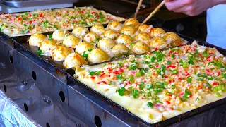 大阪のたこ焼き　プロが焼くたこ焼き(せき屋)　Delicious Takoyaki of Osaka Kadoma　大阪门真的美味章鱼烧烤