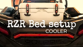 Polaris RZR Cooler and Storage Box DIY Setup on a Budget - Part 1