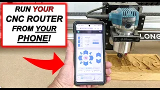 Run Your CNC Router REMOTELY... From Your PHONE!! - No Game Controller Needed