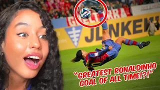 Lirian reacts to the most humiliating skills by Ronaldinho !!!