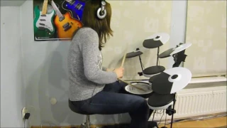 "Don't stop me now" Queen - drum cover by Maggie