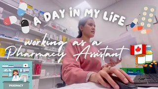 days in my life: working as a Pharmacy Assistant in Canada 🇨🇦 | Gellivlogs