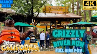 Grizzly River Run POV-Disney California Adventure [4K]