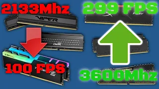 Does Memory Speed Matter For Gaming...?  RAM Speeds In Gaming Tested