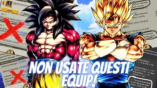 RIVOLUZIONE EQUIP! NON USATE SLOT CON SM&ULTI + DIFFERENZA TRA PURO&BASE! Dragon Ball Legends