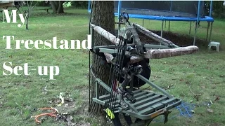 Climbing Treestand Hunting Set-up (How I do it)