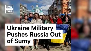 Ukrainians Sing After Pushing Russian Forces Out of Sumy #Shorts