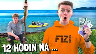 KDO ZŮSTANE NA OPUŠTĚNÉM OSTROVĚ?! VÝHRA 10,000 Kč 😱 🤩 **challenge**