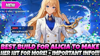 *BEST BUILD FOR ALICIA TO MAKE HER HIT FOR MORE!* + IMPORTANT INFO TO KNOW (Solo Leveling Arise)