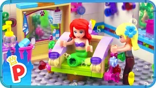 ♥ LEGO Ariel Visits Undersea HAIR SALON for a Haircut and Color Transformation