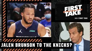 Mad Dog isn't too excited about the Knicks pursuing Jalen Brunson | First Take