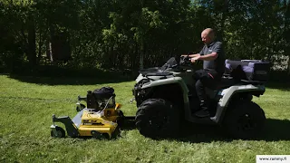 Rammy Lawn mower 120 ATV PRO with side shift kit 2021