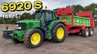 Let's Drive John Deere 6920 S 🤘 | der 6.8 Liter röhrt vorm Kalkstreuer! | Bauer Struck in 4K (UHD)