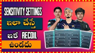 BEST SENSITIVITY SETTINGS FOR PUBG MOBILE | 2021 | ZERO RECOIL | TELUGU | FULL GUIDE