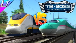 Train Simulator 2022 - Eurostar VS The Japanese Bullet Train