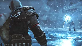 Kratos vs Thor Boss Fight God of War Ragnarok NEW Gameplay 4K PS5