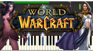 World of Warcraft - Stormwind by Gori Fater (Piano Tutorial, Synthesia)