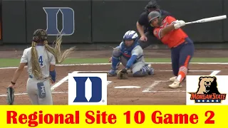 Morgan State vs #10 Duke Softball Highlights, 2024 NCAA Regional Site 10 Game 2