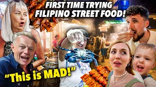 British Parents React to FILIPINO STREET Food at INSANE Night Market!